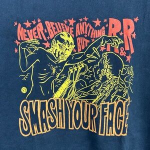 Vintage 1999 Smash Your Face Japanese Punk Band T Shirt Large